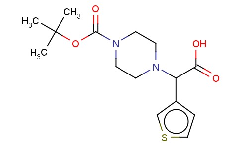 2-(4-BOC-PIPERAZINYL)-2-(3-THIENYL)ACETIC ACID